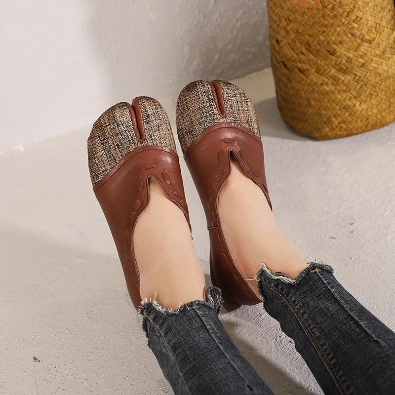 Spring Handmade Slip-On Soft-Soled Retro Flats