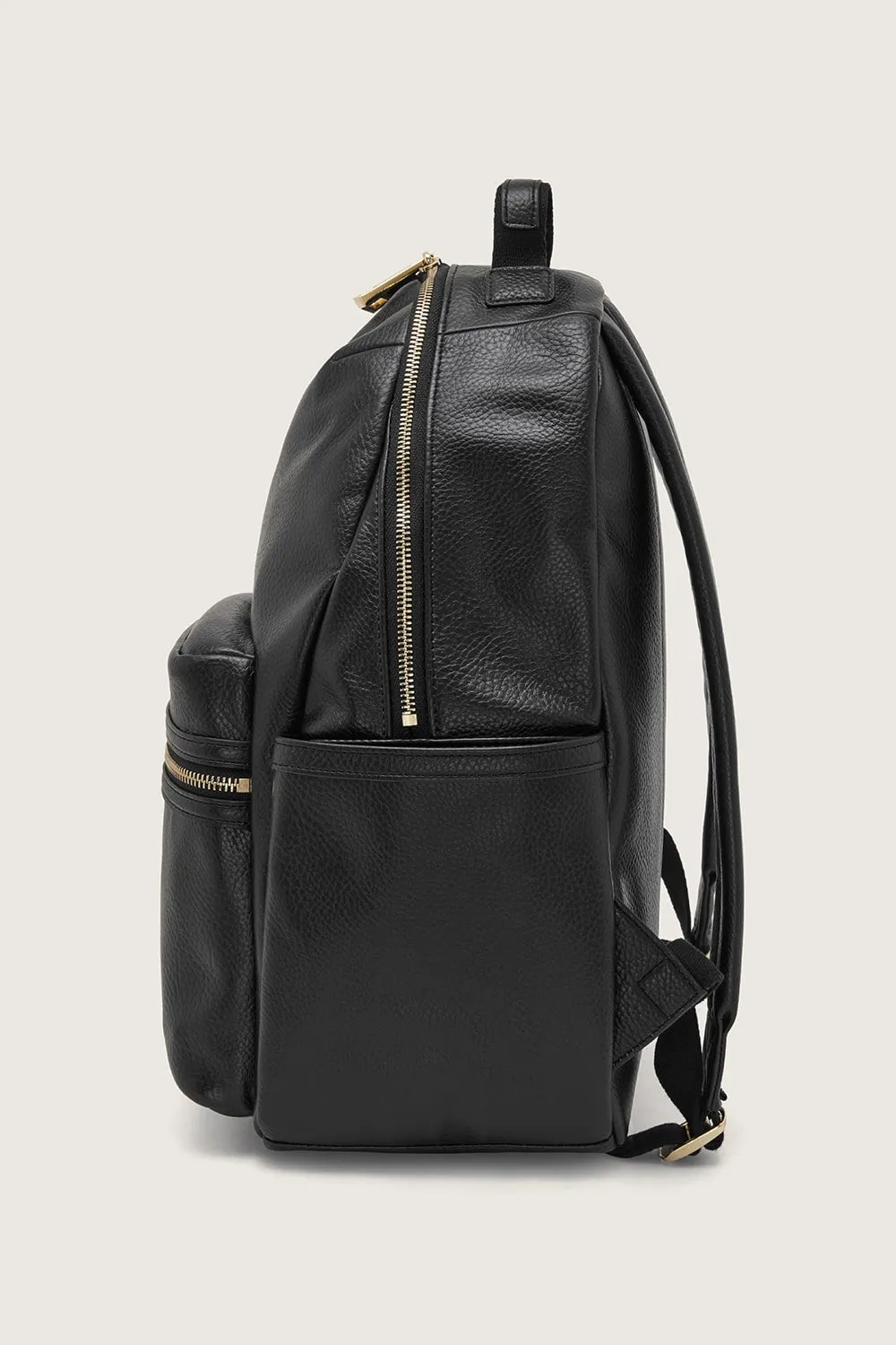 The Lea Backpack - Black/Gold