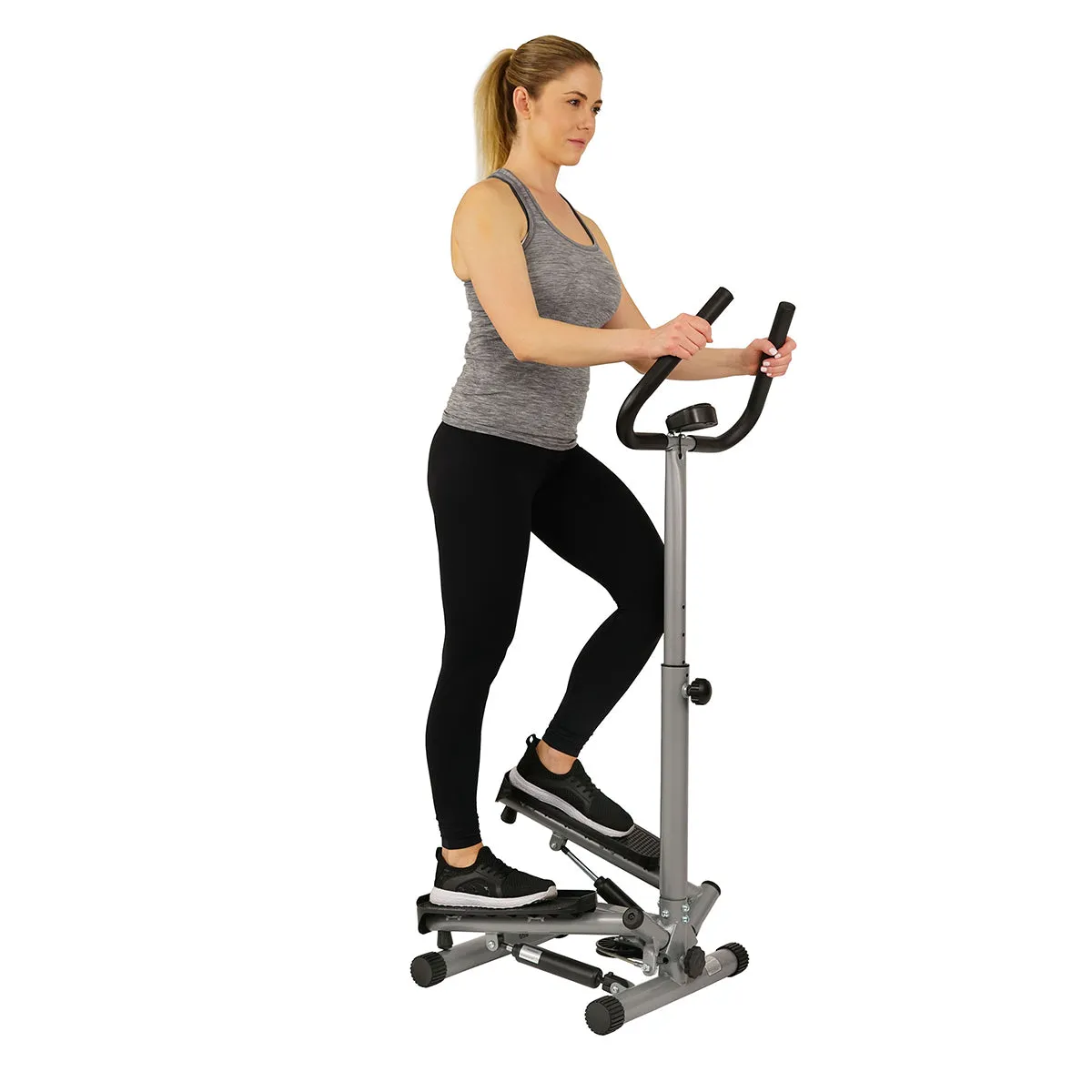 Twist Stepper Machine Step w/ Handle Bar & LCD Monitor