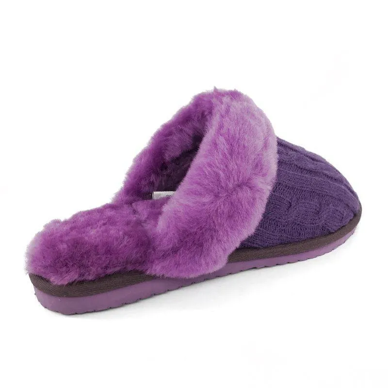 UGG Kate Unisex Home Slippers Scuffs Premium Australian Sheepskin Lining & Insole