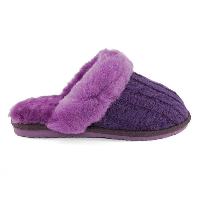 UGG Kate Unisex Home Slippers Scuffs Premium Australian Sheepskin Lining & Insole