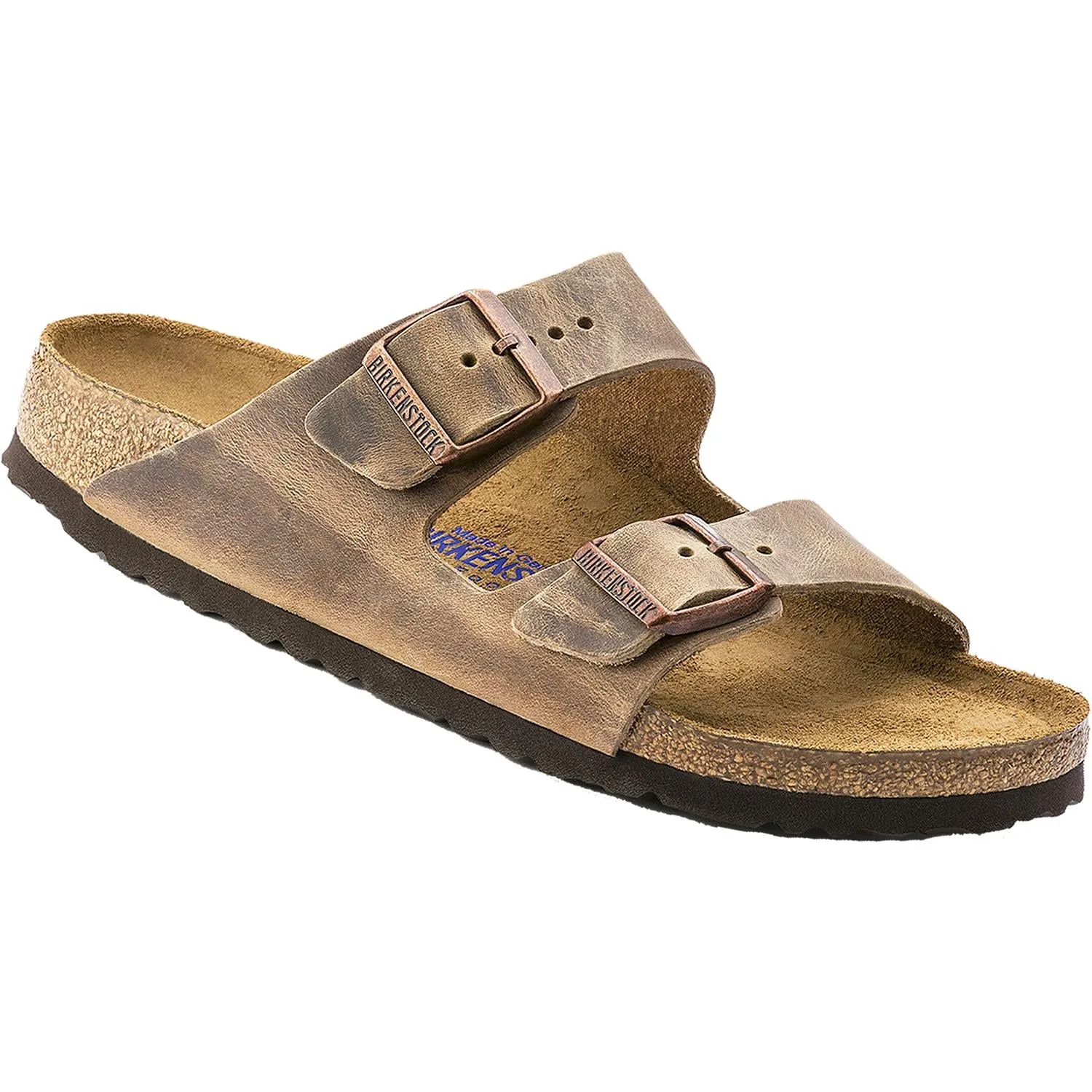 Unisex Birkenstock Arizona Soft Footbed Tobacco Oiled Leather