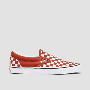 Vans Classic Slip-On Colour Theory Shoes - Checkerboard Bossa Nova