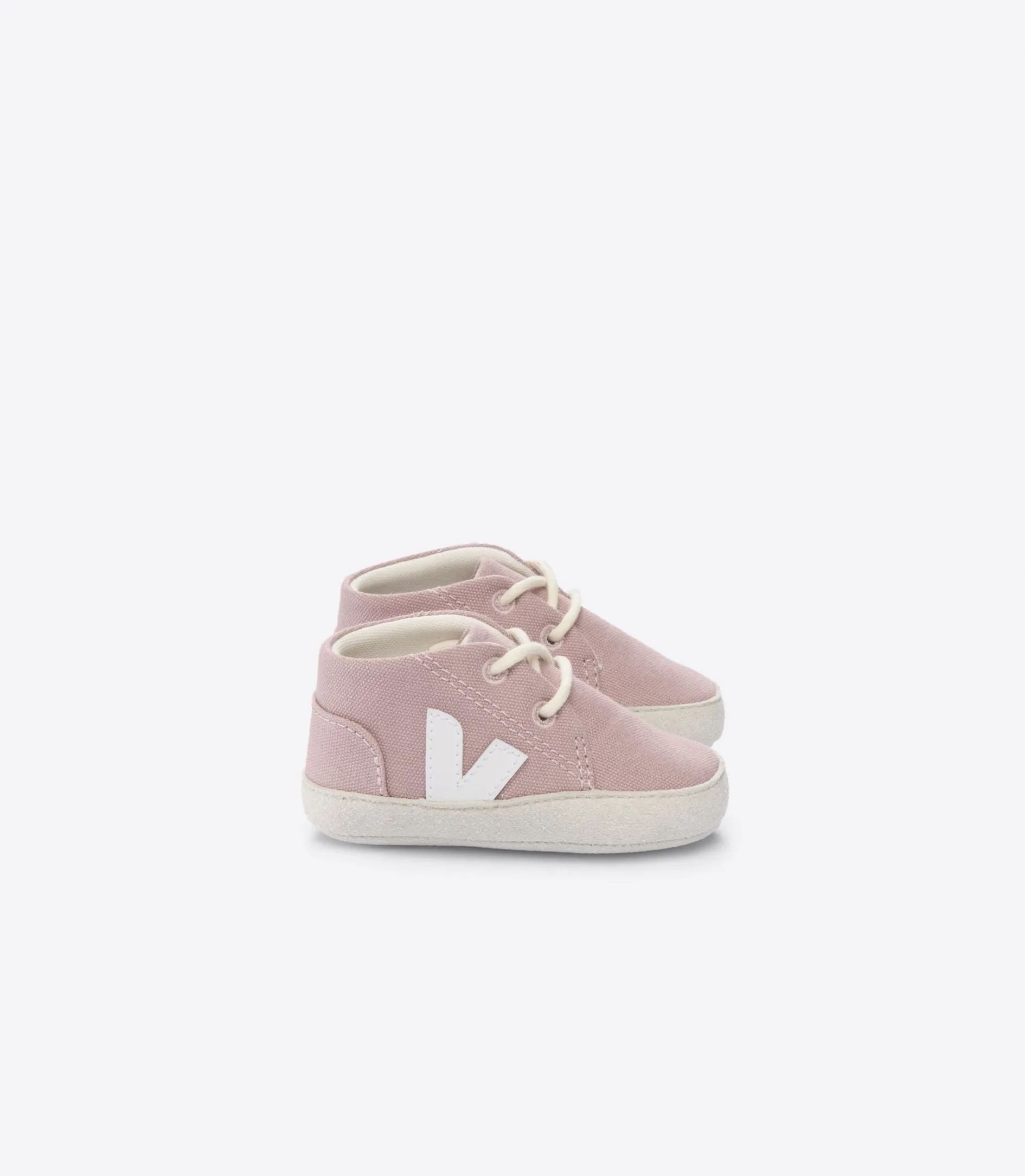 VEJA Baby Canvas Pink/White Shoes