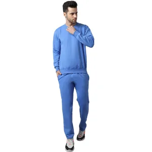 Vimal Jonney Fleece Sky Blue Tracksuit for Men