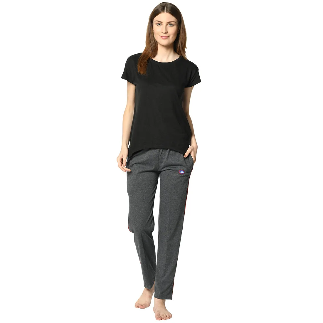 Vimal Jonney Grey Trackpant For Women's