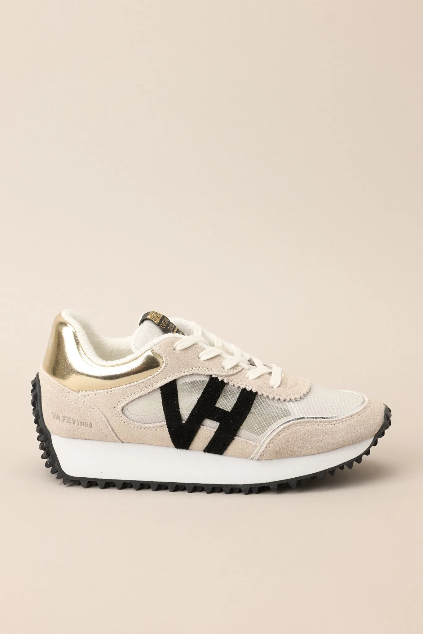 Vintage Havana Cosmic 6 Clear Taupe & Black Mesh Sneakers (RESTOCK OCTOBER)