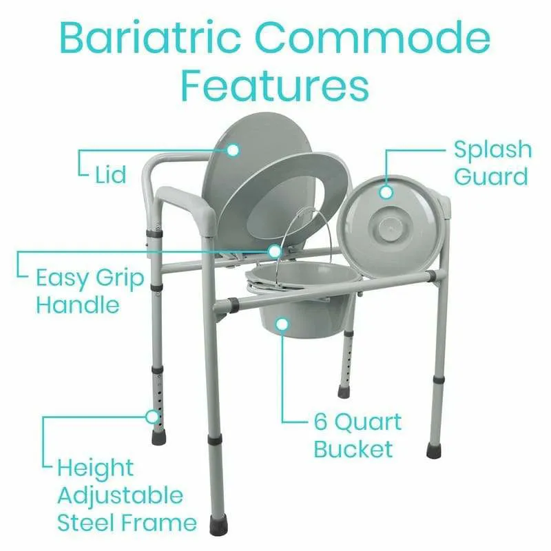 Vive Health Bariatric Commode