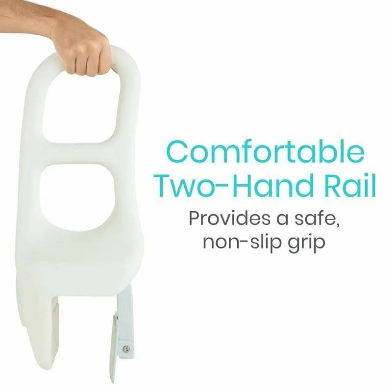 Vive Health Bathtub Rail - White