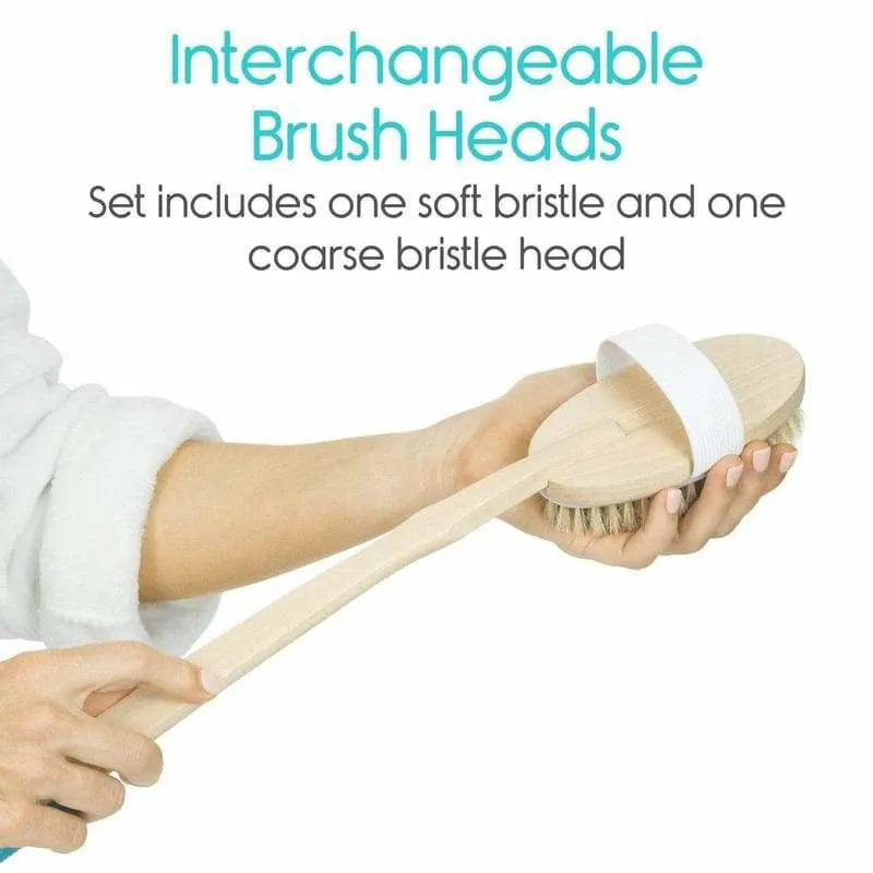 Vive Health Body Brush Set - Brown