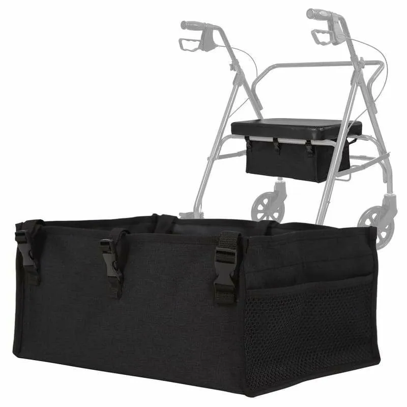 Vive Health Rollator Seat Bag - Black