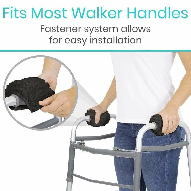 Vive Health Sheepskin Walker Grips