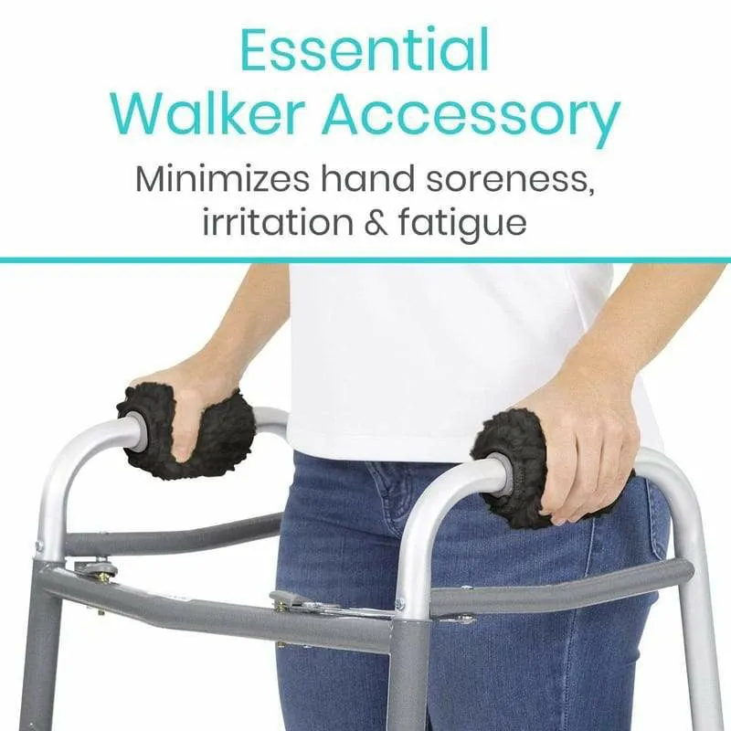 Vive Health Sheepskin Walker Grips