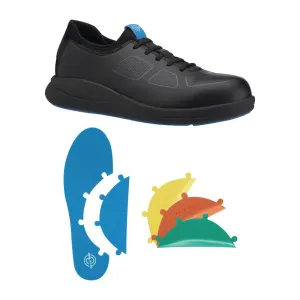 WearerTech Transform Safety Toe Trainer Black with Modular Insole Size 44