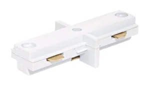 White Single Circuit Track Internal Connector