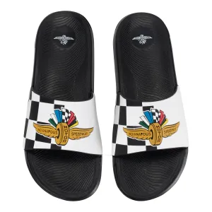 Wing Wheel Flag Big Logo Slide Flip Flops