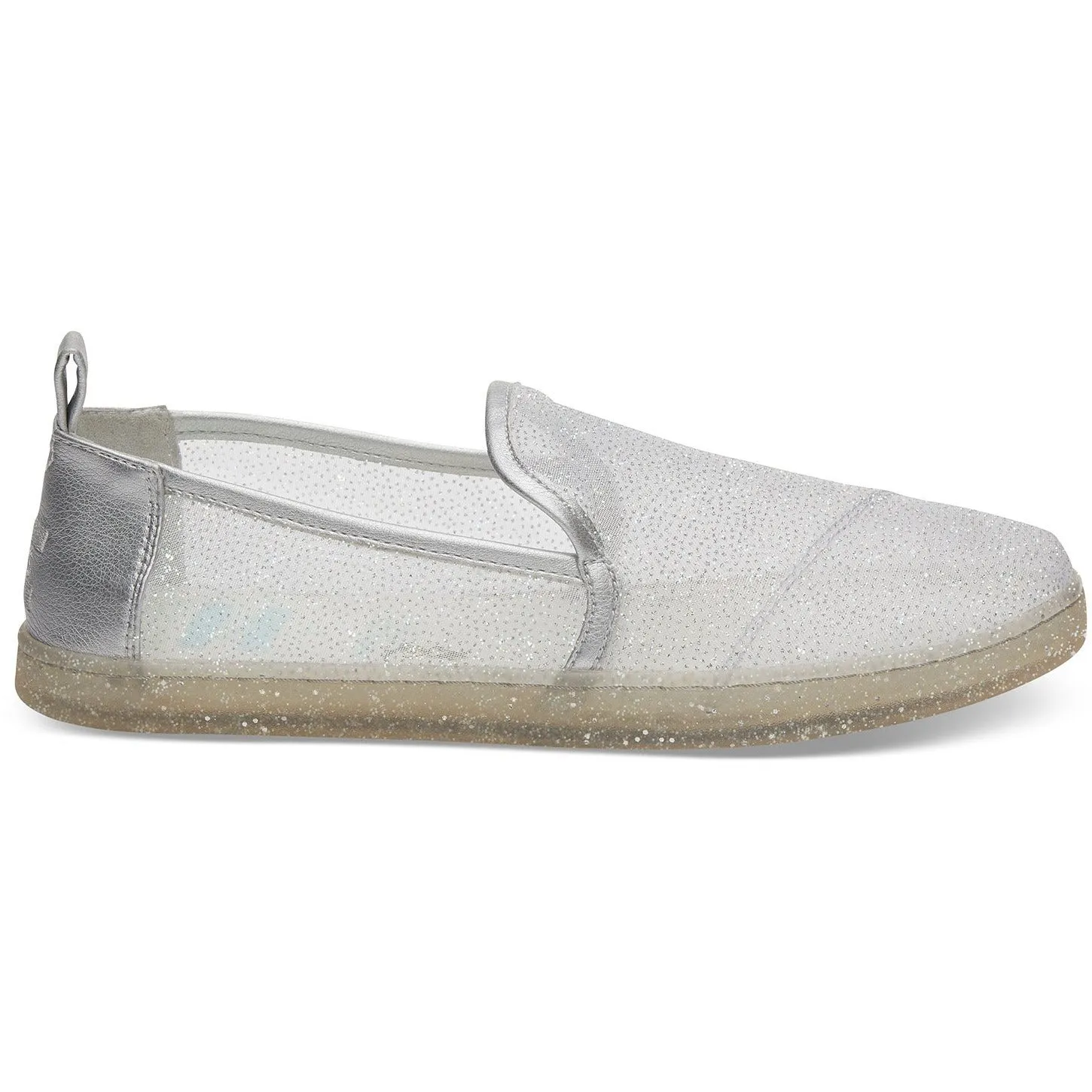 Woman's Disney X Toms® Deconstructed Alpargata - Cinderella Glitter Mesh