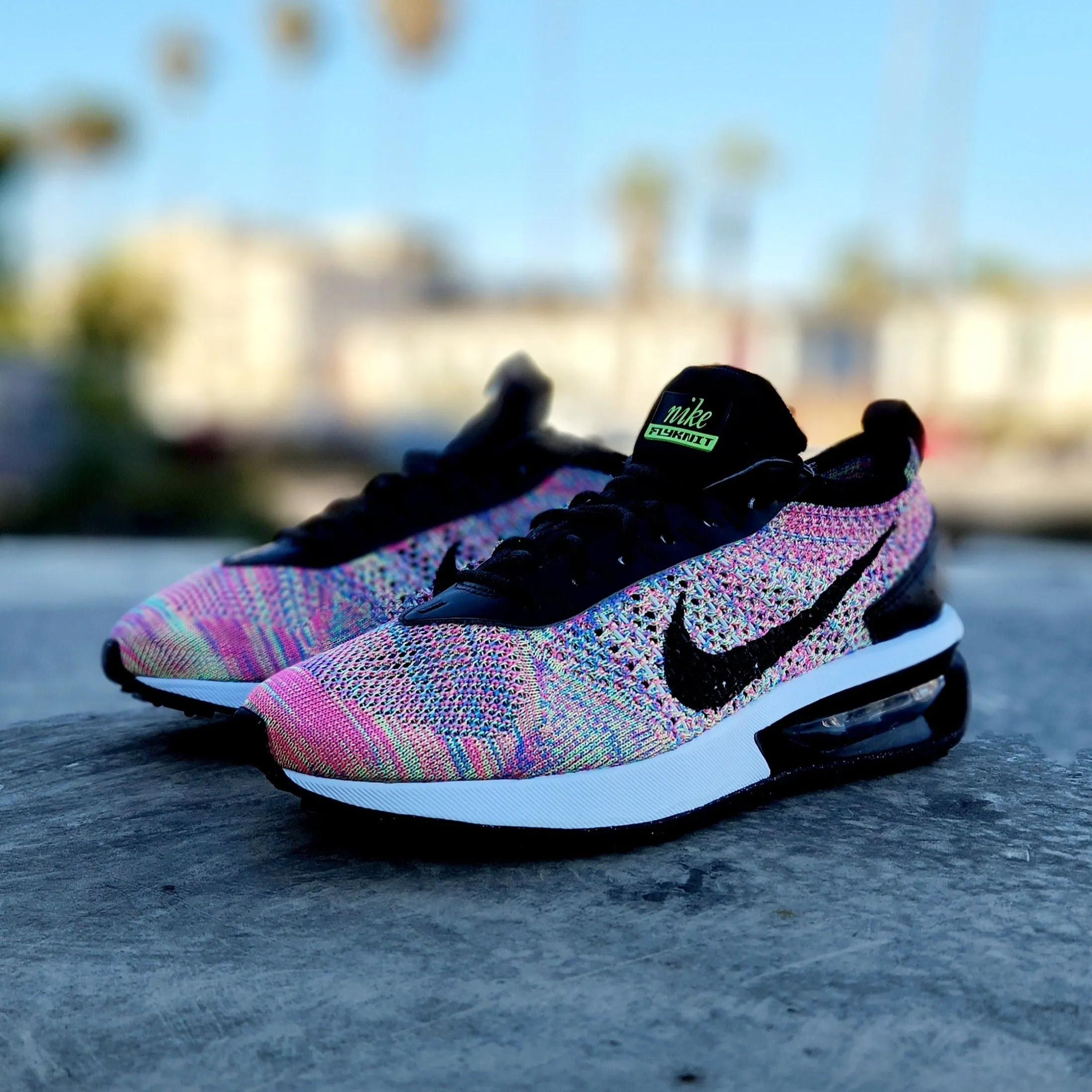 Women Nike Air Max Flyknit Racer Multi-Color