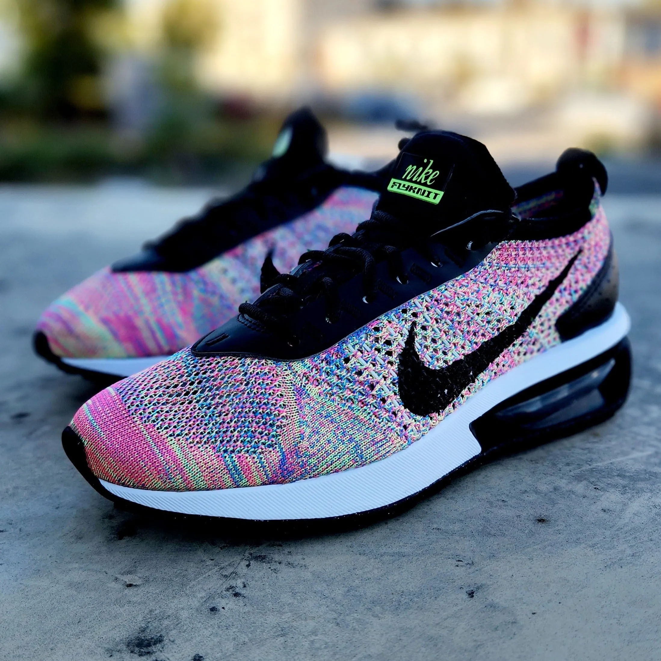 Women Nike Air Max Flyknit Racer Multi-Color