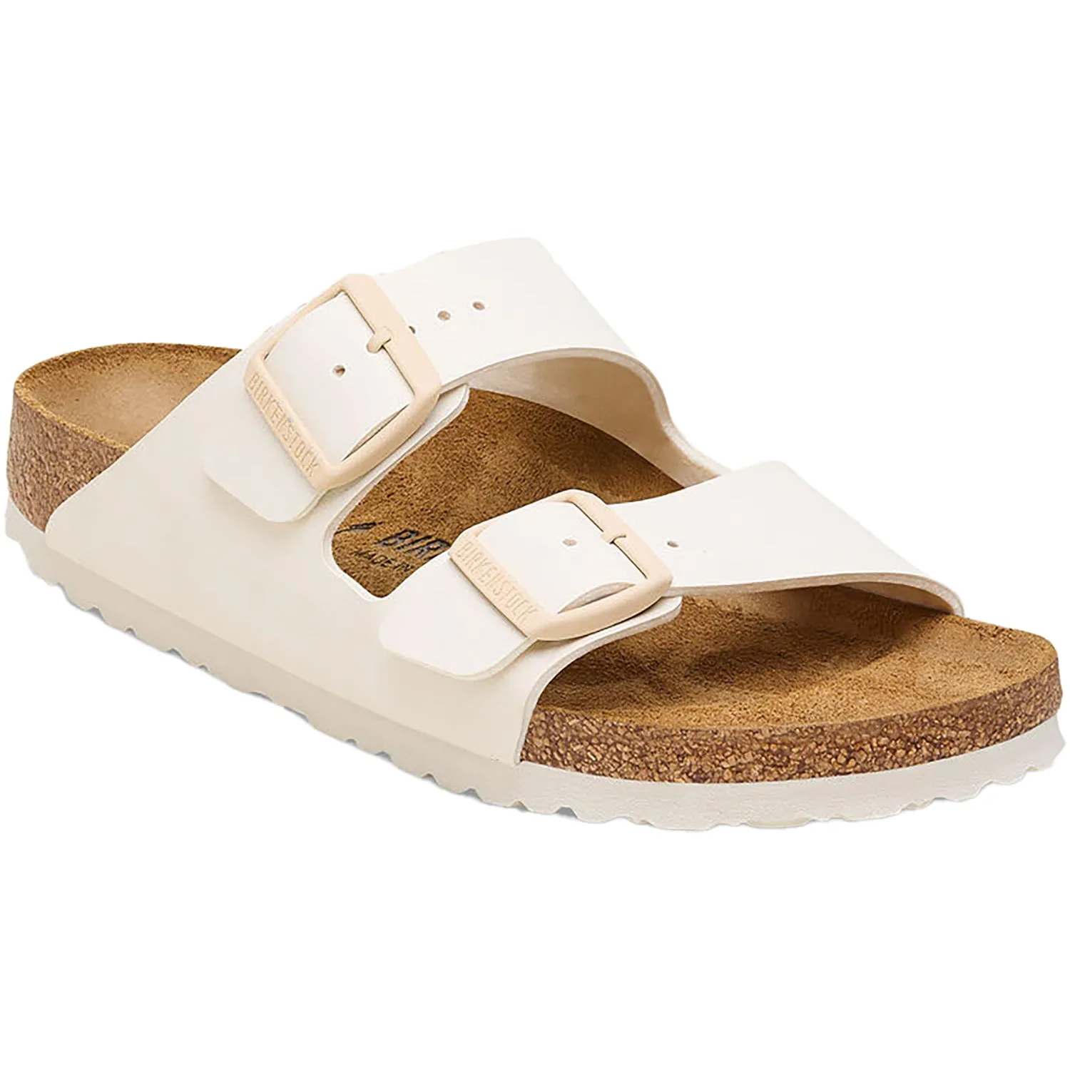 Women's Birkenstock Arizona Eggshell Birko-Flor