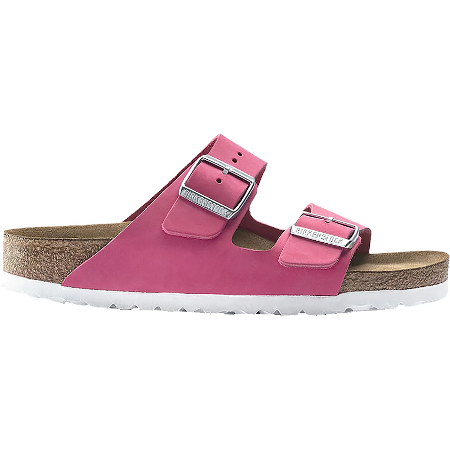 Women's Birkenstock Arizona Soft Footbed Fuchsia Tulip Nubuck