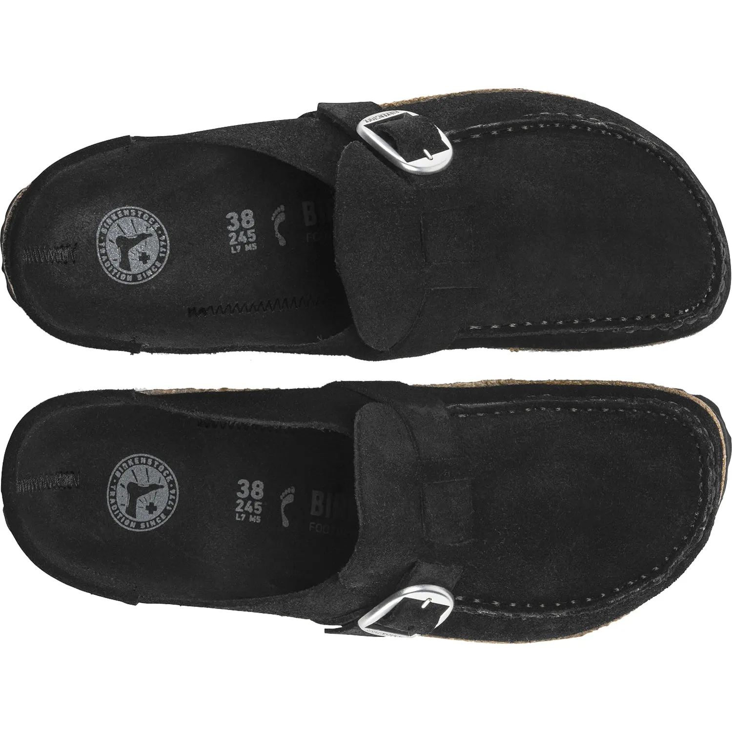 Women's Birkenstock Buckley Black Suede