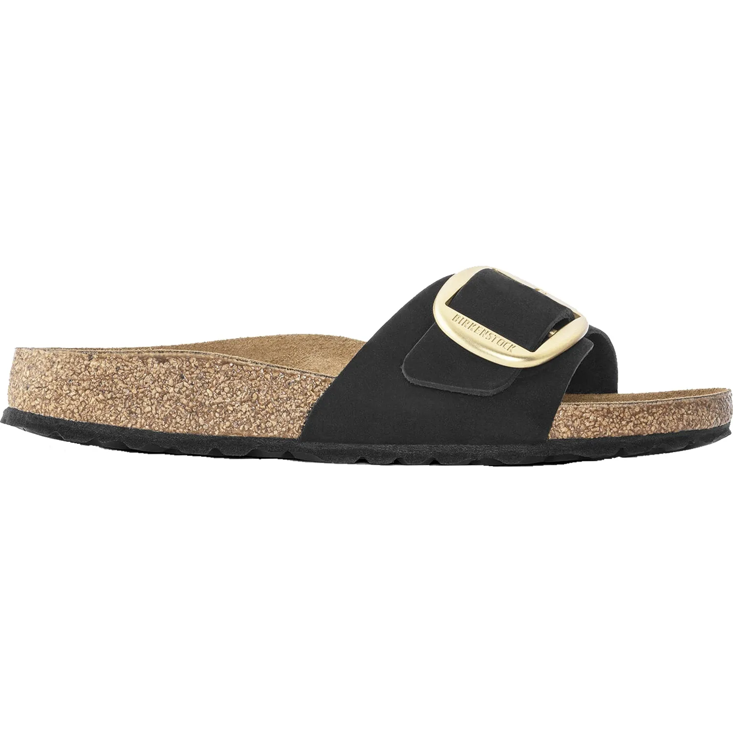 Women's Birkenstock Madrid Big Buckle Black Nubuck