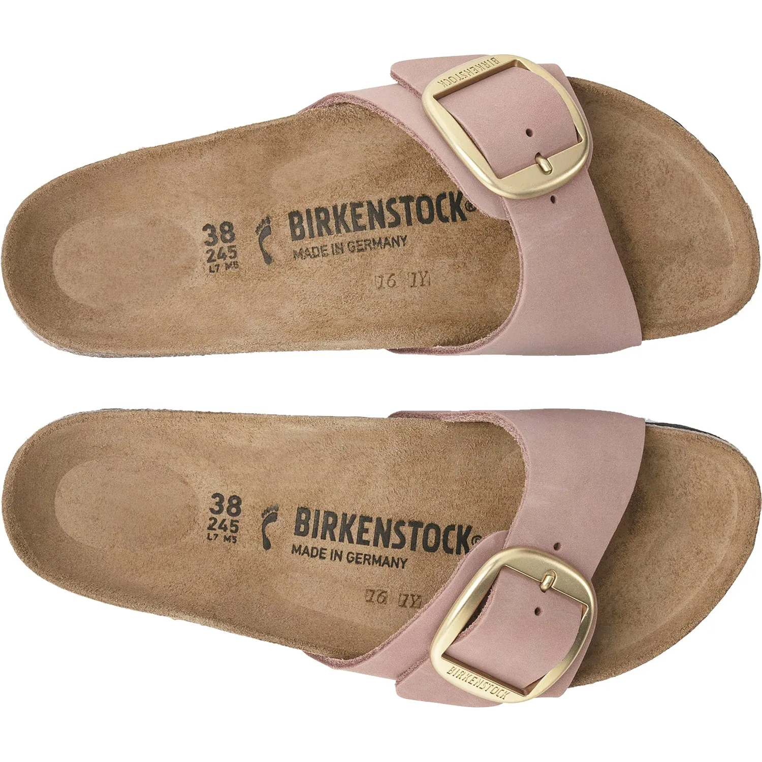 Women's Birkenstock Madrid Big Buckle Old Rose Nubuck