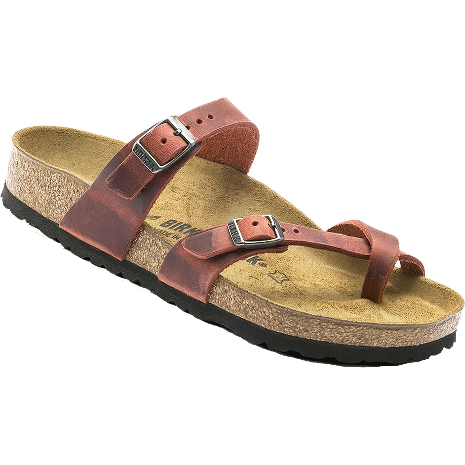 Women's Birkenstock Mayari Earth Red Oiled Leather