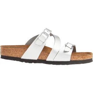 Women's Birkenstock Salina Silver Birko-Flor