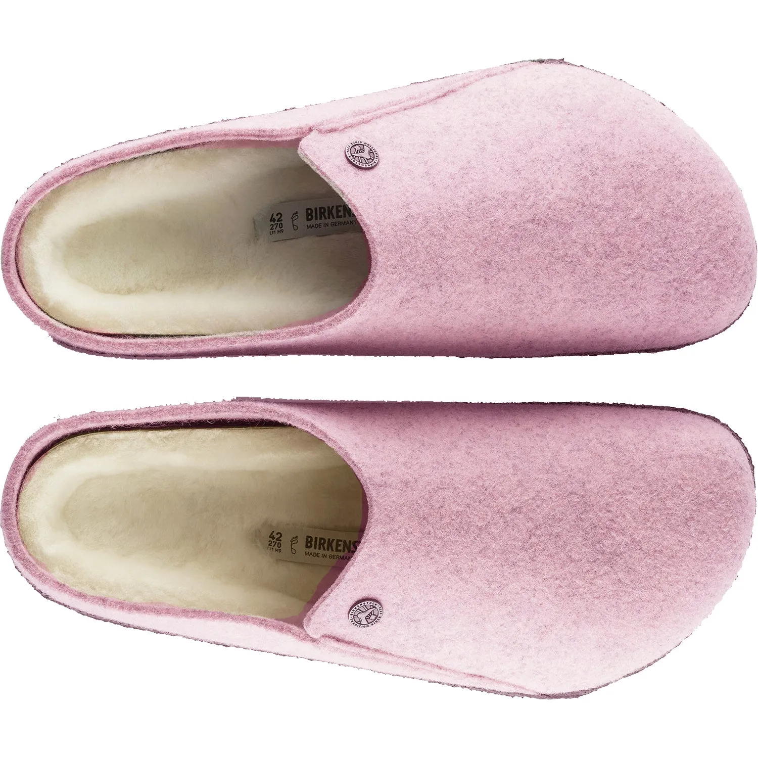 Women's Birkenstock Zermatt Shearling Soft Pink Wool