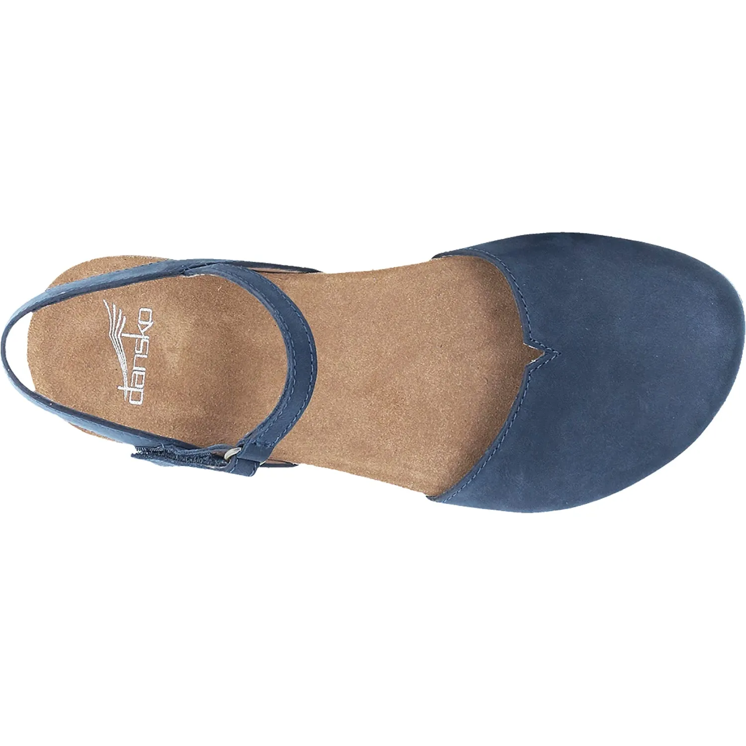 Women's Dansko Rowan Navy Milled Nubuck