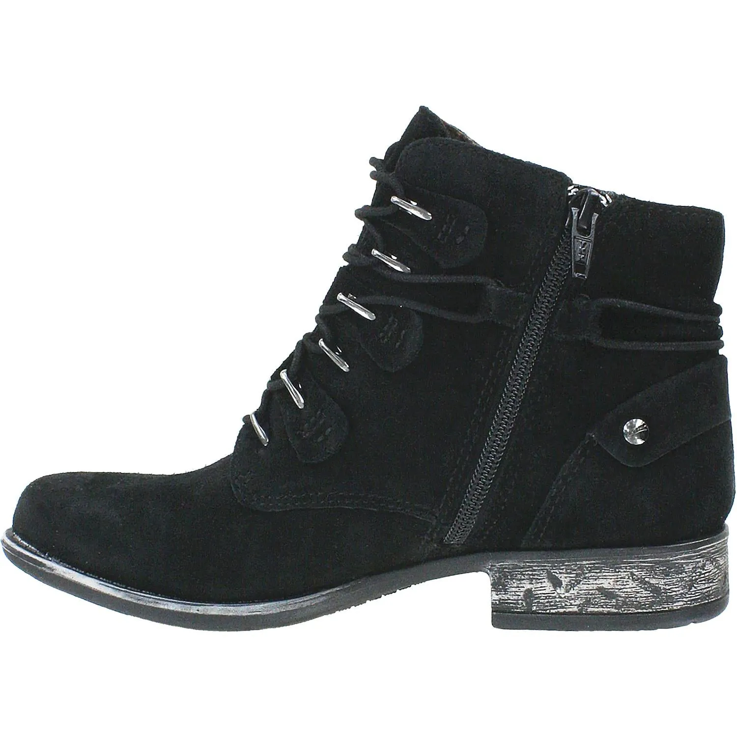 Women's Earth Boone Black Suede