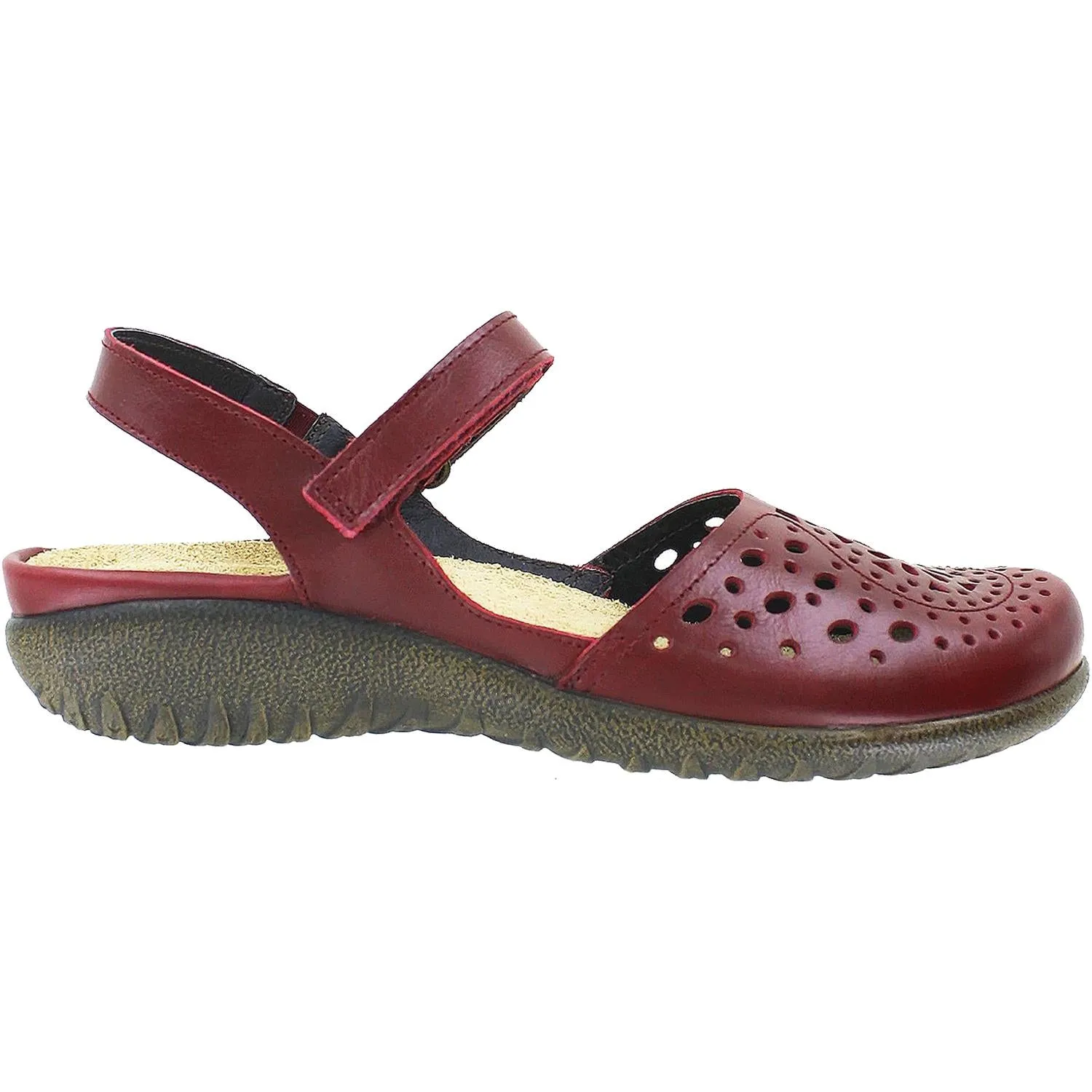 Women's Naot Arataki Rumba Red Leather