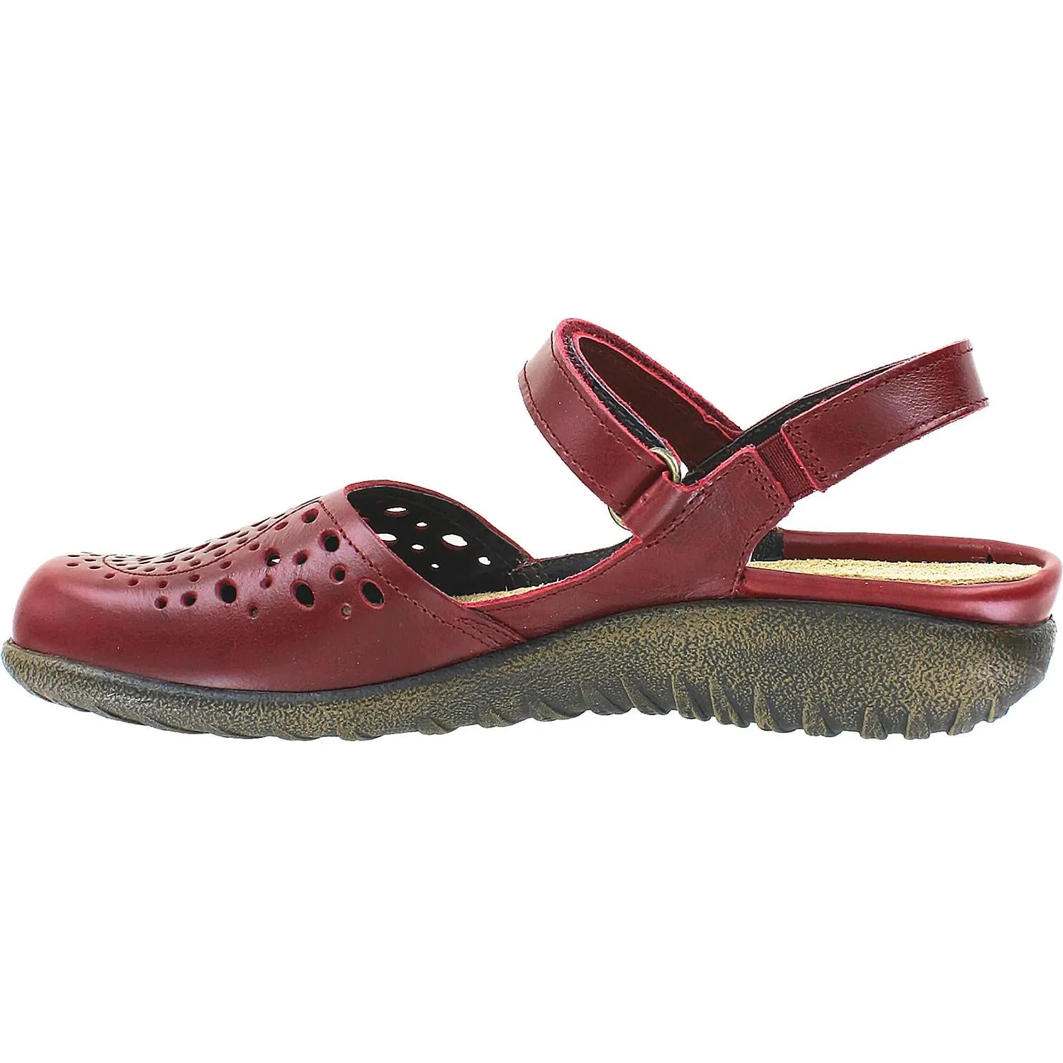 Women's Naot Arataki Rumba Red Leather