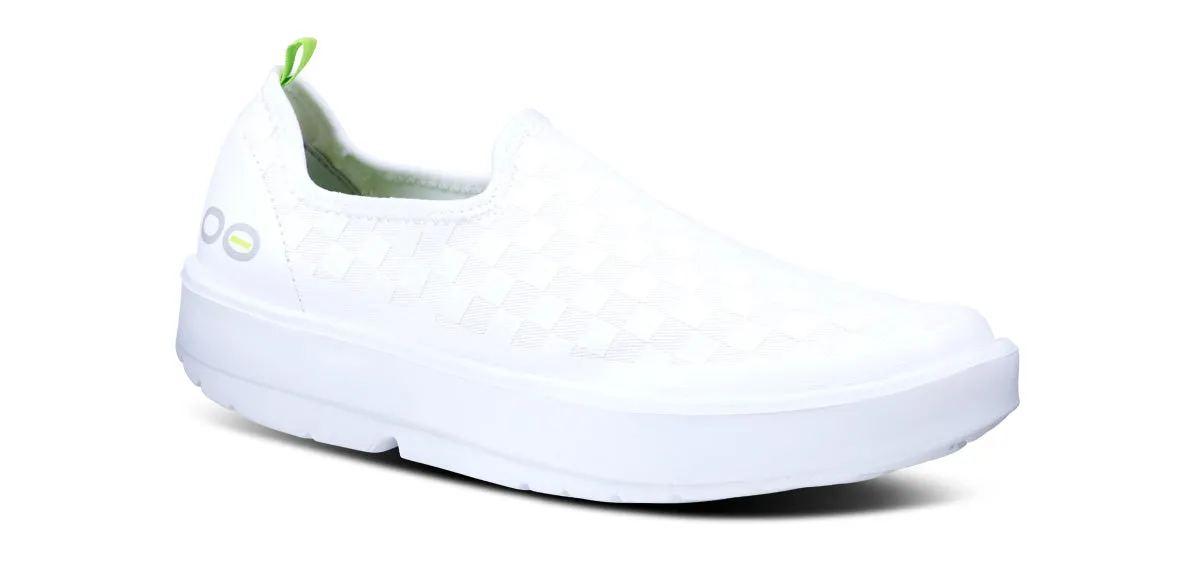 Women's OOmg eeZee Low Shoe - White Checker