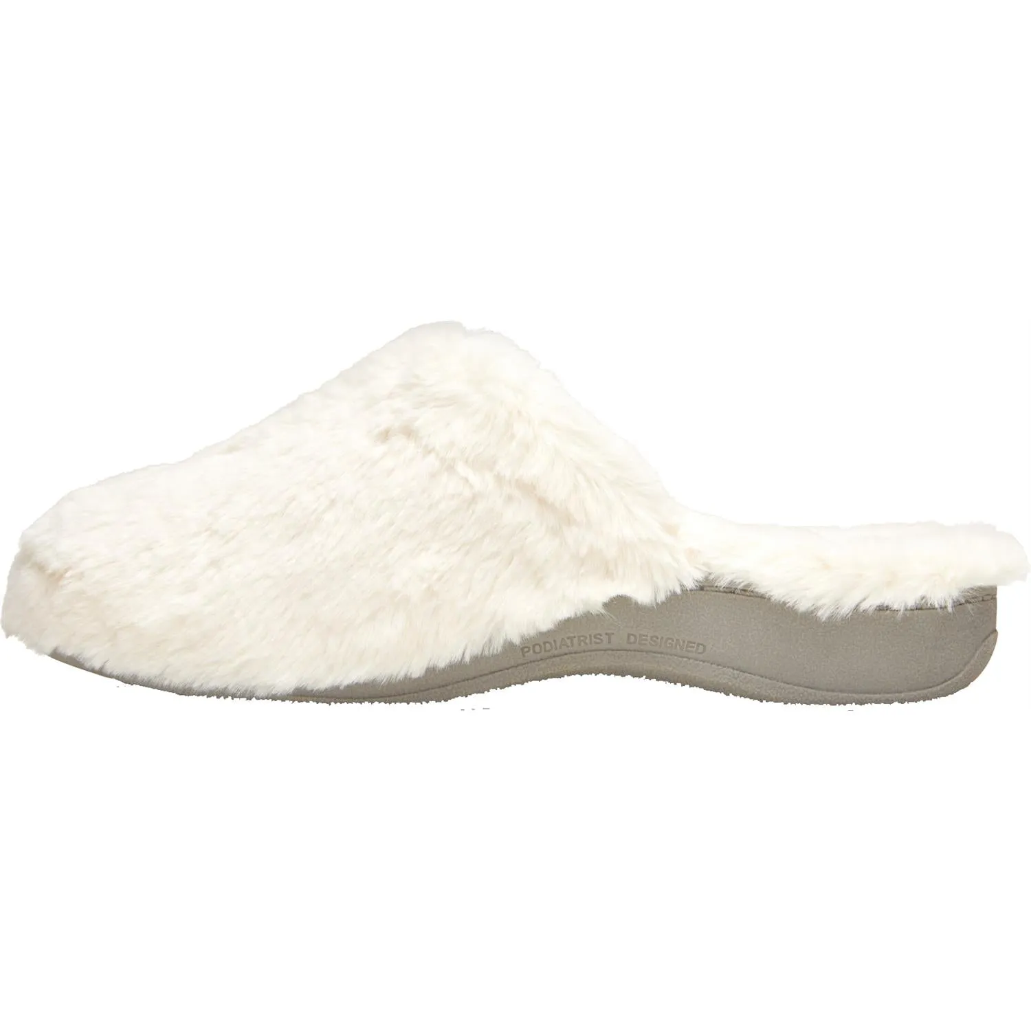 Women's Vionic Gemma Plush Ivory Faux Fur