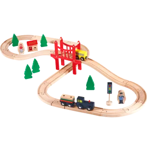 Wooden Train Set - Deluxe