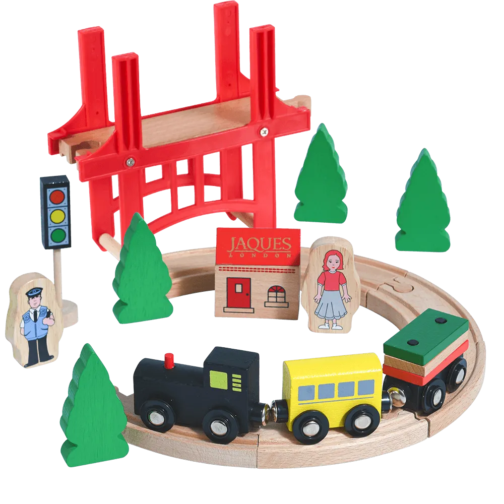 Wooden Train Set - Deluxe