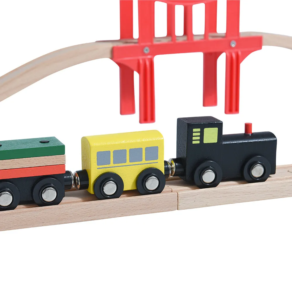 Wooden Train Set - Deluxe