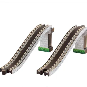 Wooden Train Track Bridge Set - Made in USA