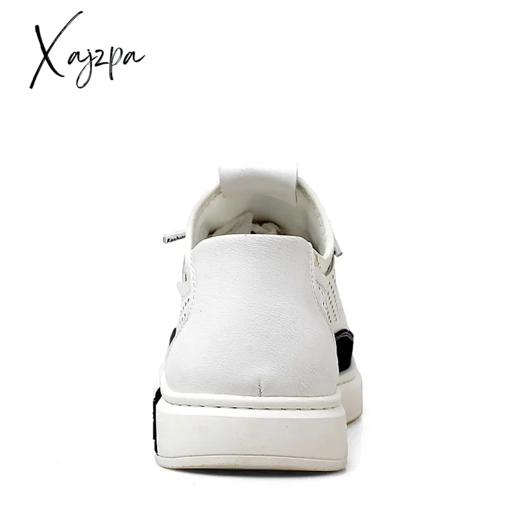 Xajzpa - Men's Casual Shoes Rubber Sole Sports Casual Breathable Youth Trend Comfortable Outdoor Leisure Shoes Men Fashion Sneakers