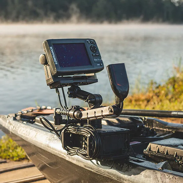 YakAttack Rectangular Fish Finder Mount w/ Mounting System