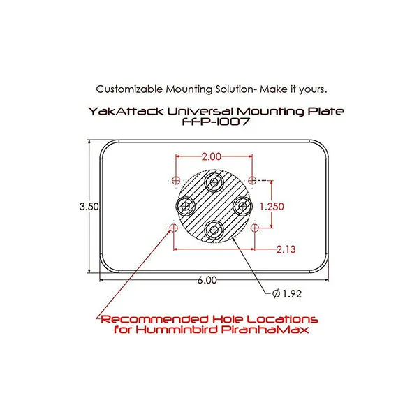 YakAttack Universal Mounting Plate